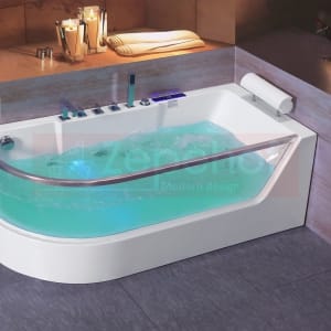 Wanna z hydromasażem CLF-3133 prostokątna 170cmx80cmx59cm lewa